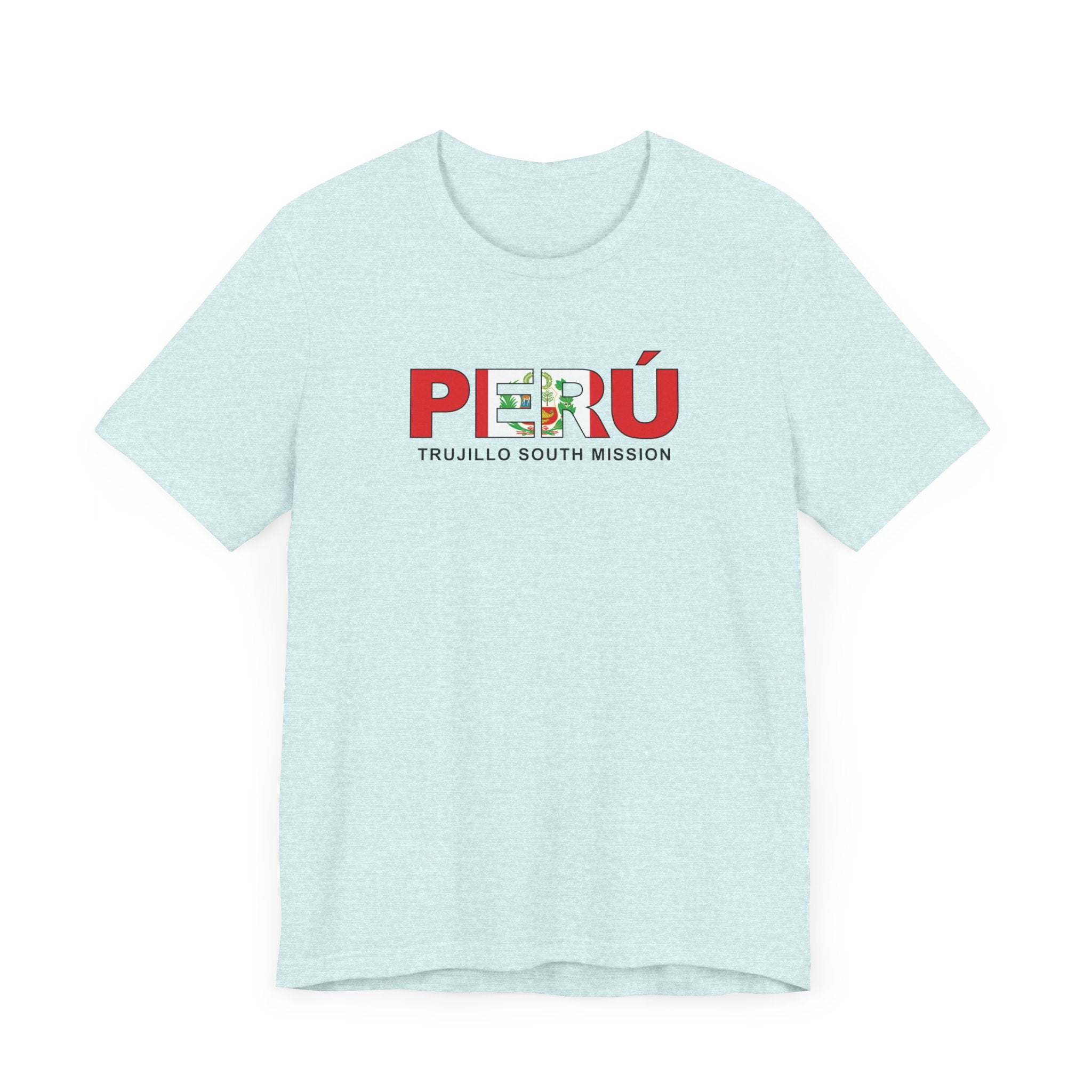 Peru Trujillo South Mission Flag Title T-shirt - Latter-Day Saint LDS Missionary Gift - Book of Mormon