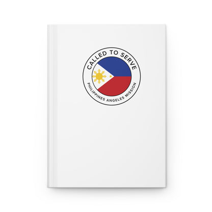 Philippines Angeles Mission Circle Flag Called to Serve White Hardcover Journal Matte - Latter-Day Saint LDS Missionary Gift - Book of Mormon