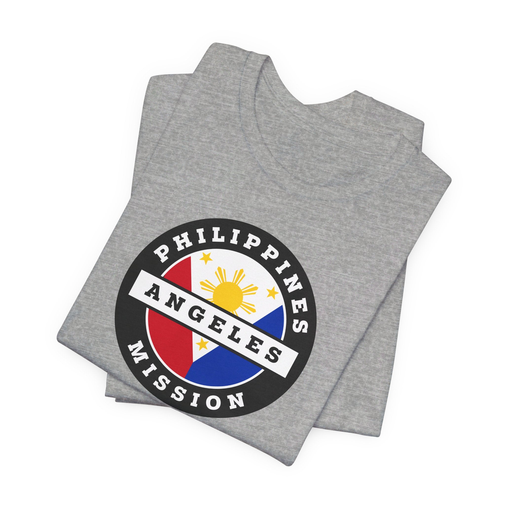 Philippines Angeles Mission Circular Flag T-shirt - Latter-Day Saint LDS Missionary Gift - Book of Mormon