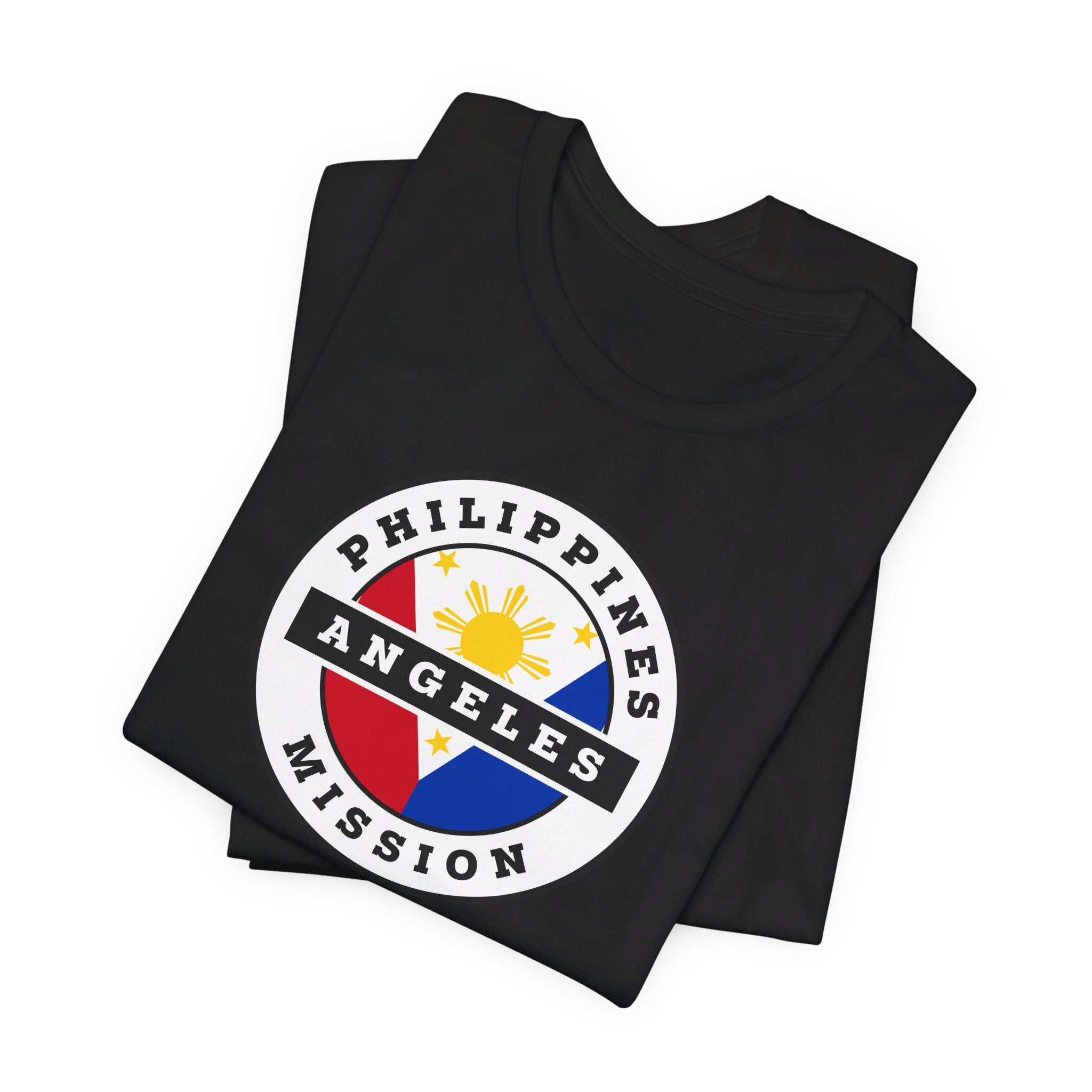 Philippines Angeles Mission Circular Flag T-shirt - Latter-Day Saint LDS Missionary Gift - Book of Mormon