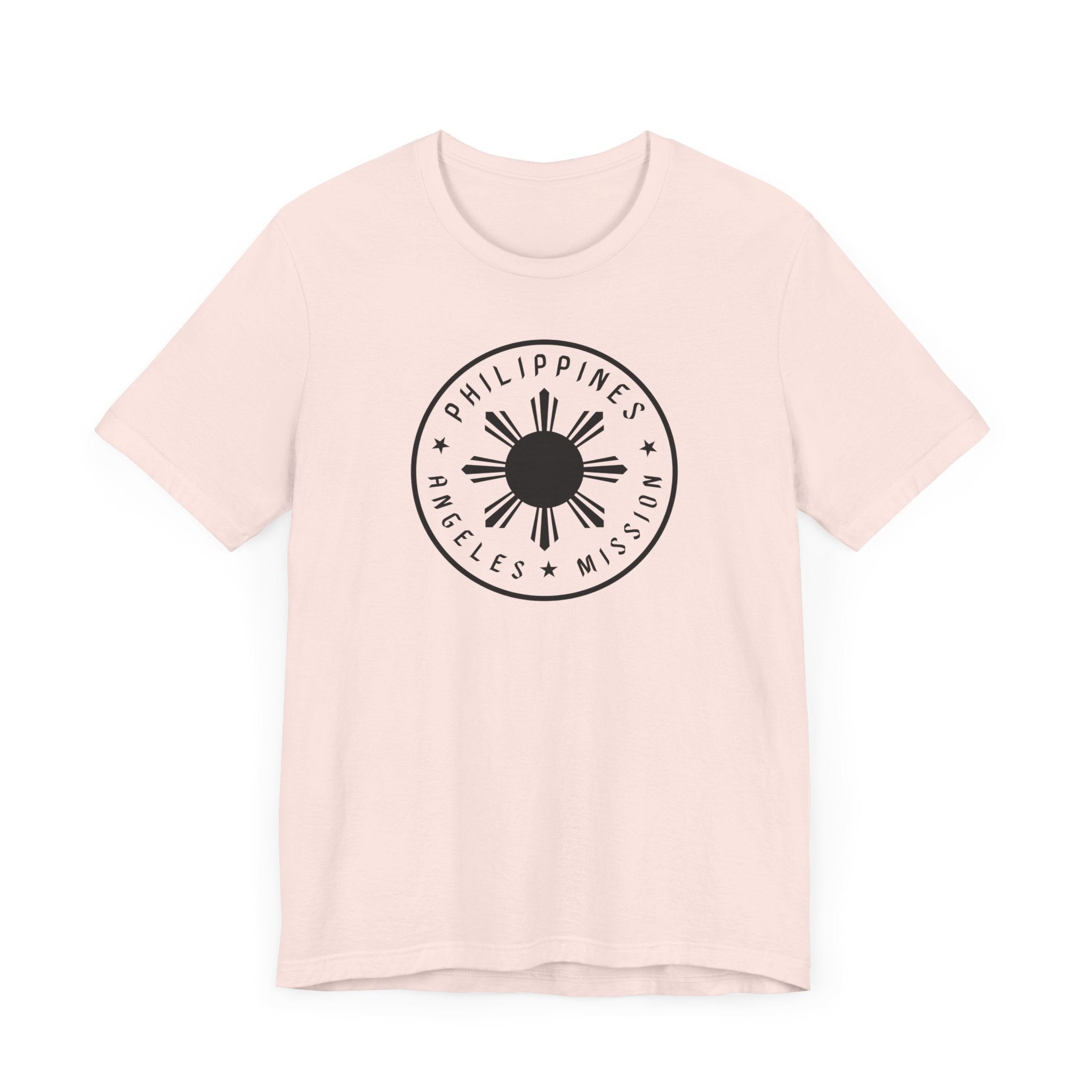 Philippines Angeles Mission Circular Monochrome Logo T-Shirt - Latter-Day Saint LDS Missionary Gift - Book of Mormon