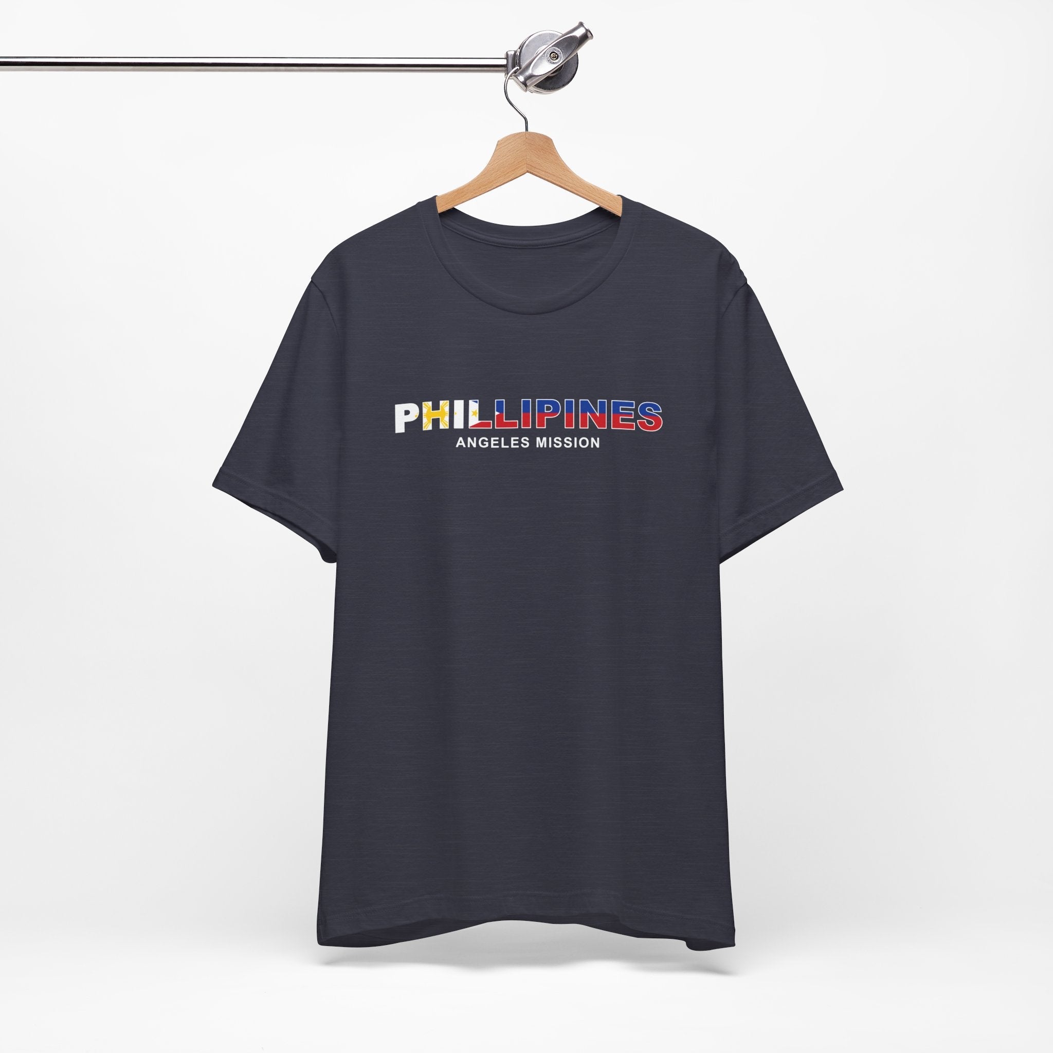 Philippines Angeles Mission Flag Title T-shirt - Latter-Day Saint LDS Missionary Gift - Book of Mormon