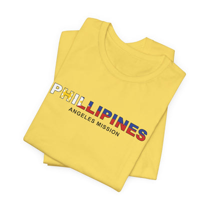 Philippines Angeles Mission Flag Title T-shirt - Latter-Day Saint LDS Missionary Gift - Book of Mormon