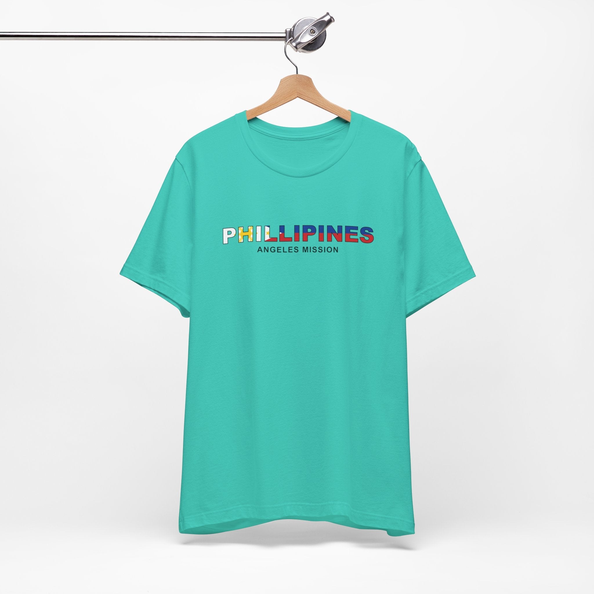 Philippines Angeles Mission Flag Title T-shirt - Latter-Day Saint LDS Missionary Gift - Book of Mormon