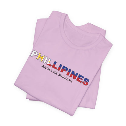 Philippines Angeles Mission Flag Title T-shirt - Latter-Day Saint LDS Missionary Gift - Book of Mormon