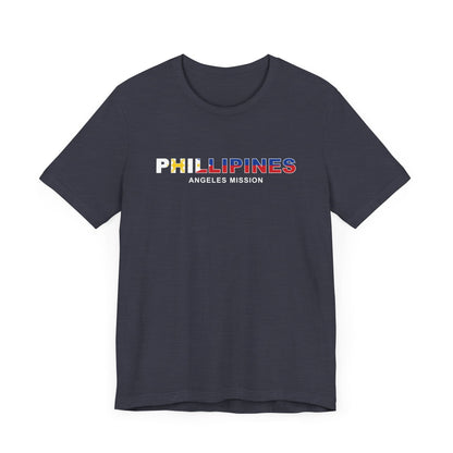 Philippines Angeles Mission Flag Title T-shirt - Latter-Day Saint LDS Missionary Gift - Book of Mormon