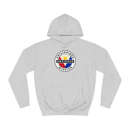 Philippines Antipolo Mission Flag Logo (White Border) College Hoodie - Latter-Day Saint LDS Missionary Gift - Book of Mormon