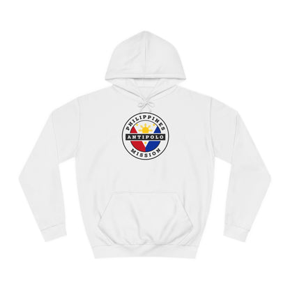 Philippines Antipolo Mission Flag Logo (White Border) College Hoodie - Latter-Day Saint LDS Missionary Gift - Book of Mormon
