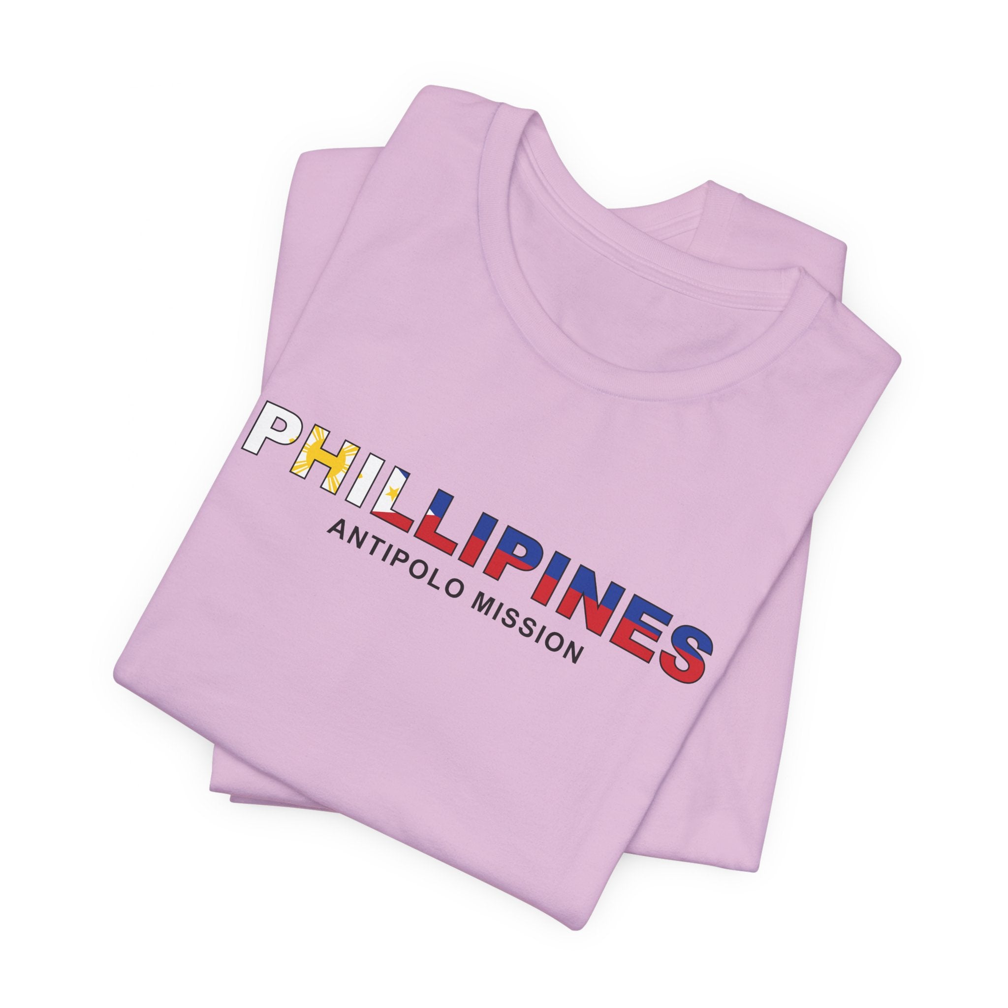 Philippines Antipolo Mission Flag Title T-shirt - Latter-Day Saint LDS Missionary Gift - Book of Mormon