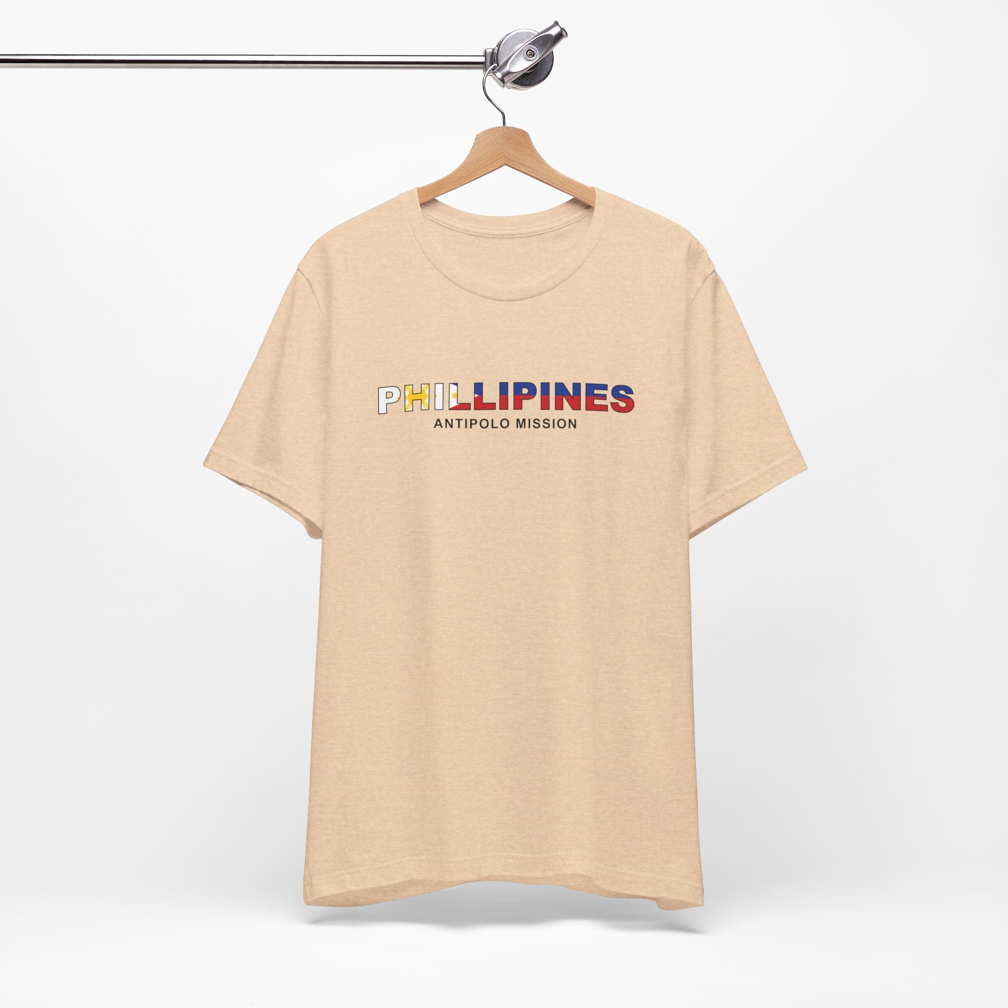 Philippines Antipolo Mission Flag Title T-shirt - Latter-Day Saint LDS Missionary Gift - Book of Mormon