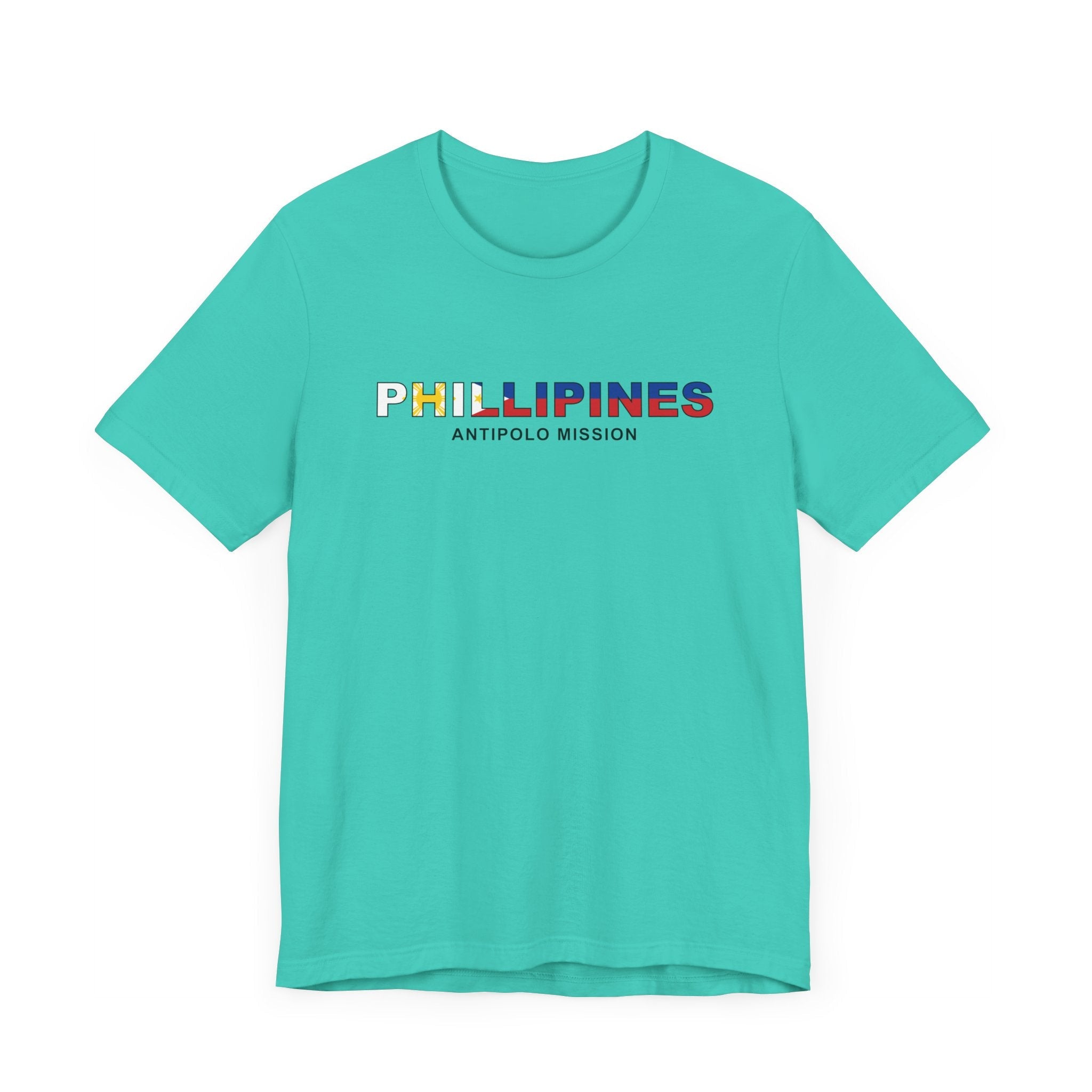 Philippines Antipolo Mission Flag Title T-shirt - Latter-Day Saint LDS Missionary Gift - Book of Mormon