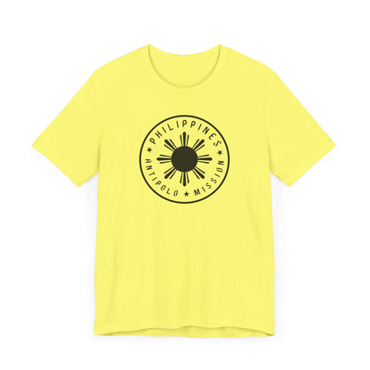 Philippines Antipolo Mission Monochrome Circle Logo T-Shirt - Latter-Day Saint LDS Missionary Gift - Book of Mormon