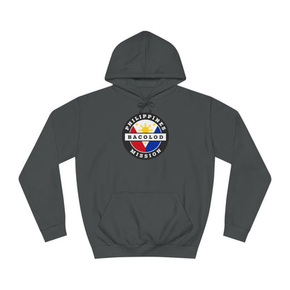 Philippines Bacolod Mission Flag Logo (Black Border) College Hoodie - Latter-Day Saint LDS Missionary Gift - Book of Mormon