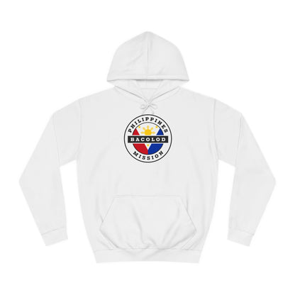 Philippines Bacolod Mission Flag Logo (White Border) College Hoodie - Latter-Day Saint LDS Missionary Gift - Book of Mormon