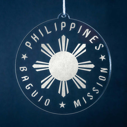 Philippines Baguio Mission Christmas Ornament - Latter-Day Saint LDS Missionary Gift - Book of Mormon