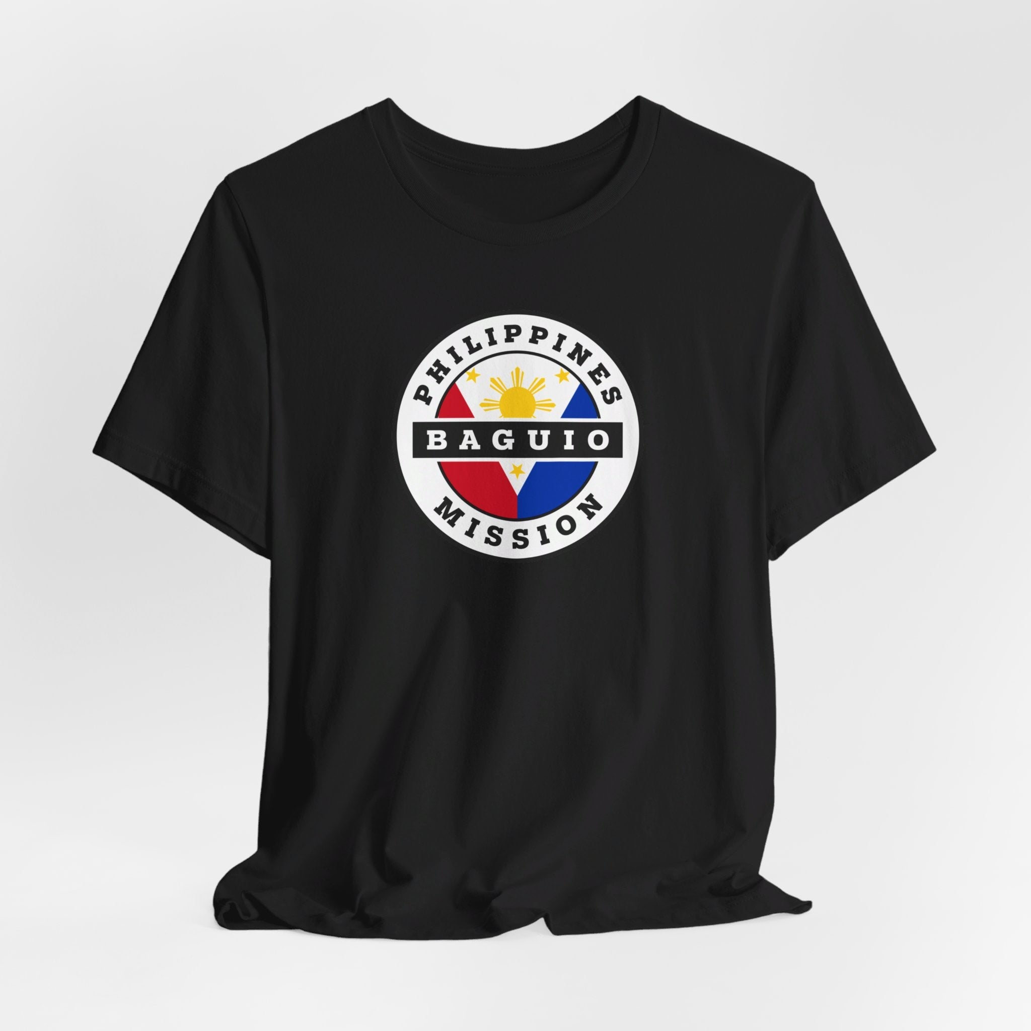 Philippines Baguio Mission Circular Flag T-shirt - Latter-Day Saint LDS Missionary Gift - Book of Mormon