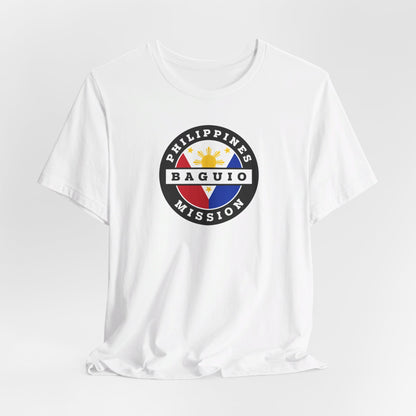 Philippines Baguio Mission Circular Flag T-shirt - Latter-Day Saint LDS Missionary Gift - Book of Mormon