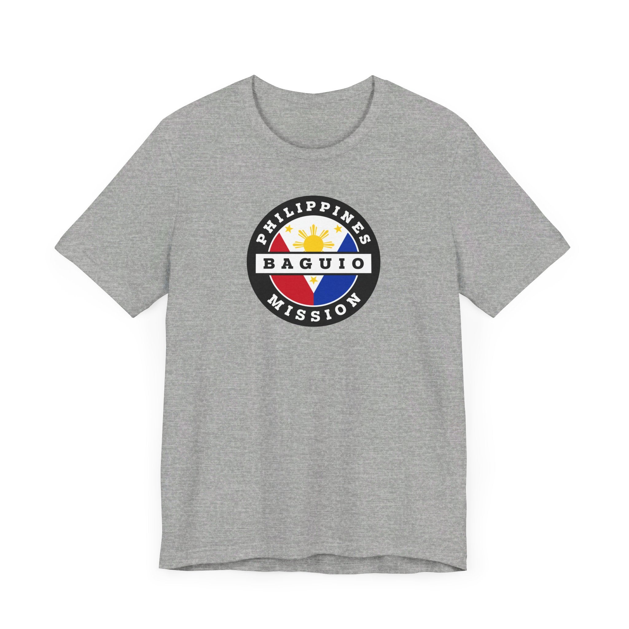 Philippines Baguio Mission Circular Flag T-shirt - Latter-Day Saint LDS Missionary Gift - Book of Mormon