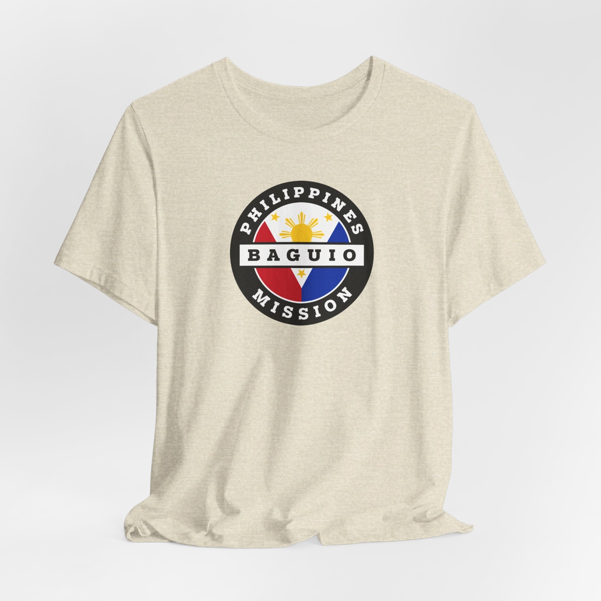 Philippines Baguio Mission Circular Flag T-shirt - Latter-Day Saint LDS Missionary Gift - Book of Mormon