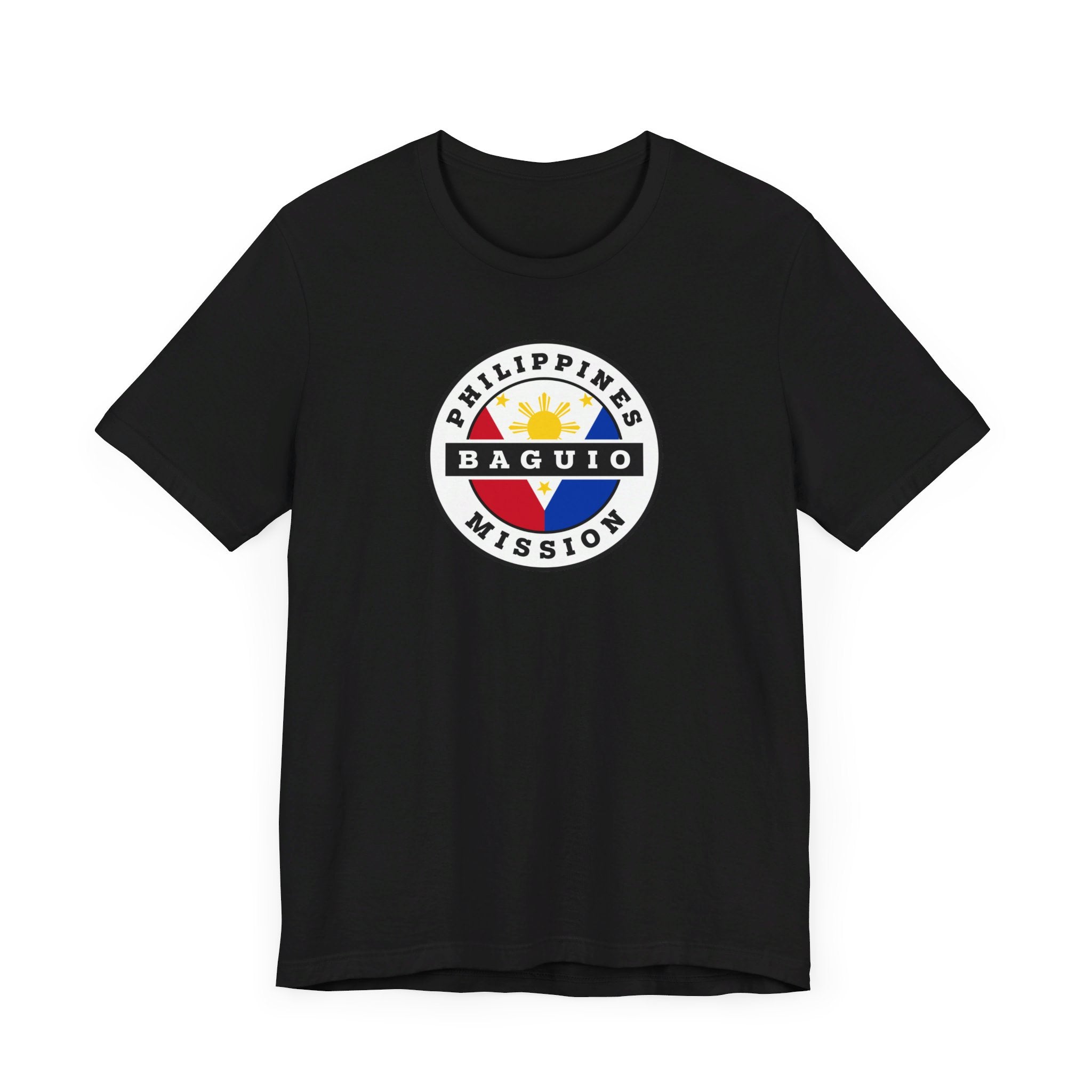 Philippines Baguio Mission Circular Flag T-shirt - Latter-Day Saint LDS Missionary Gift - Book of Mormon