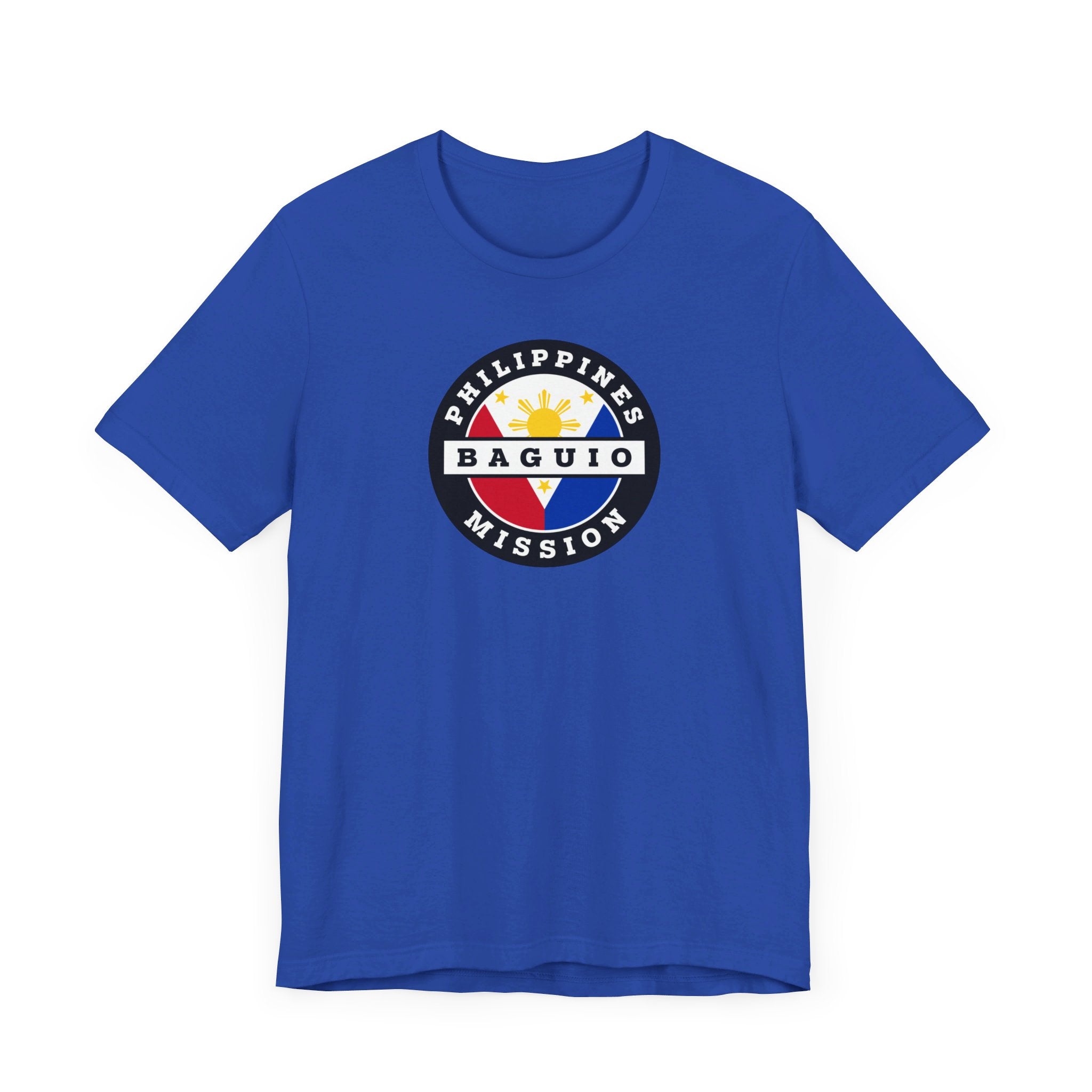 Philippines Baguio Mission Circular Flag T-shirt - Latter-Day Saint LDS Missionary Gift - Book of Mormon