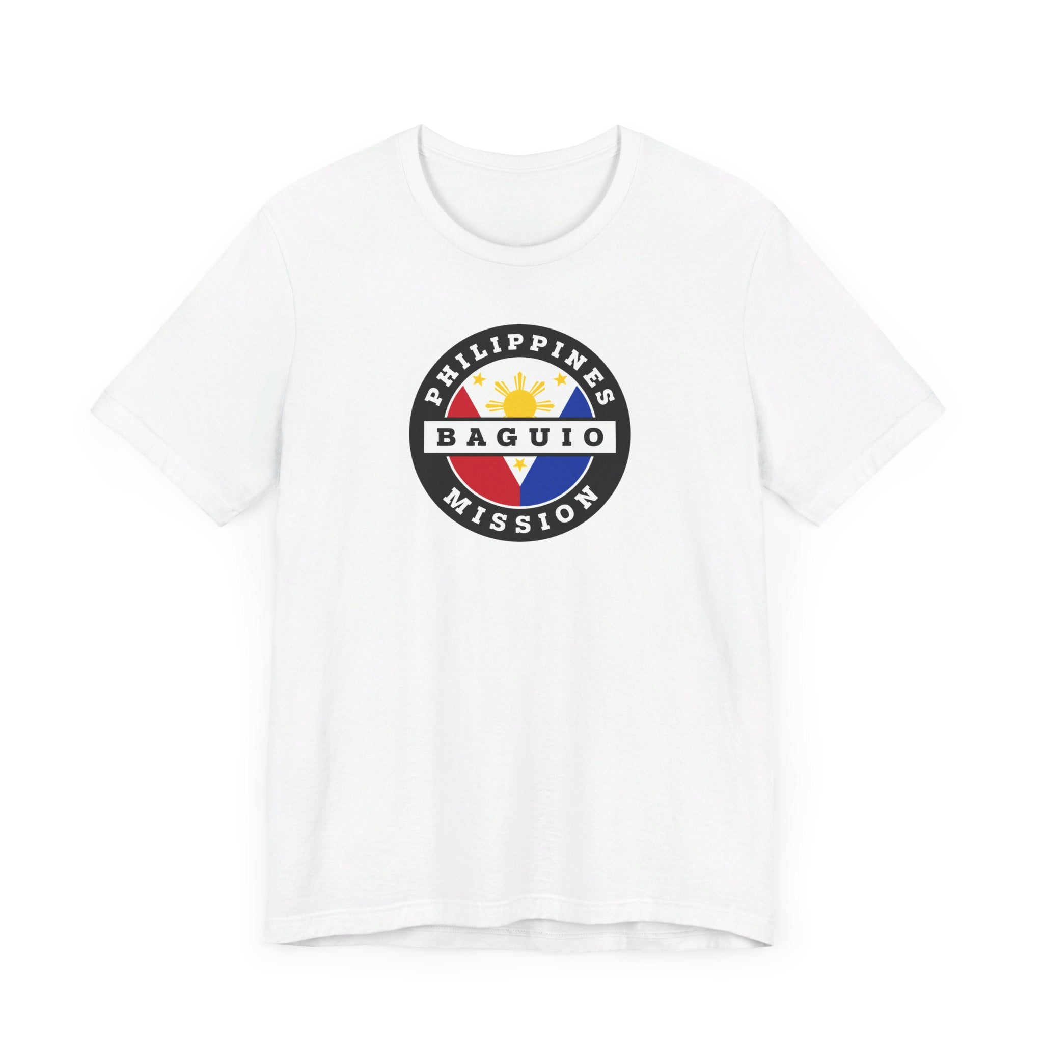 Philippines Baguio Mission Circular Flag T-shirt - Latter-Day Saint LDS Missionary Gift - Book of Mormon