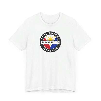 Philippines Baguio Mission Circular Flag T-shirt - Latter-Day Saint LDS Missionary Gift - Book of Mormon