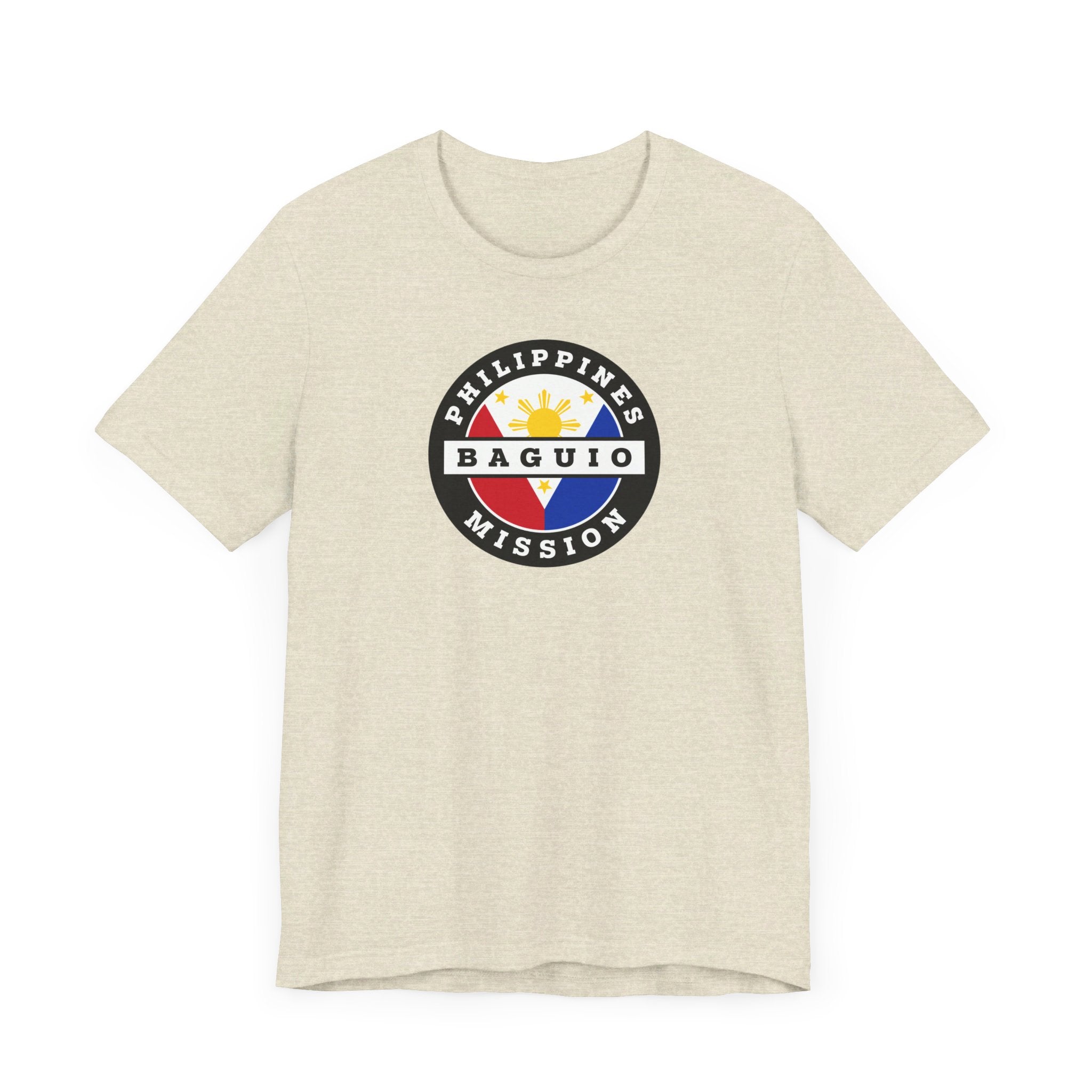 Philippines Baguio Mission Circular Flag T-shirt - Latter-Day Saint LDS Missionary Gift - Book of Mormon