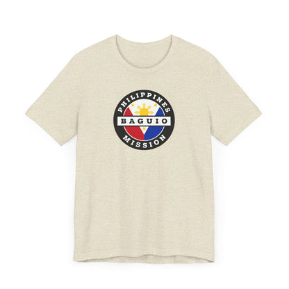 Philippines Baguio Mission Circular Flag T-shirt - Latter-Day Saint LDS Missionary Gift - Book of Mormon