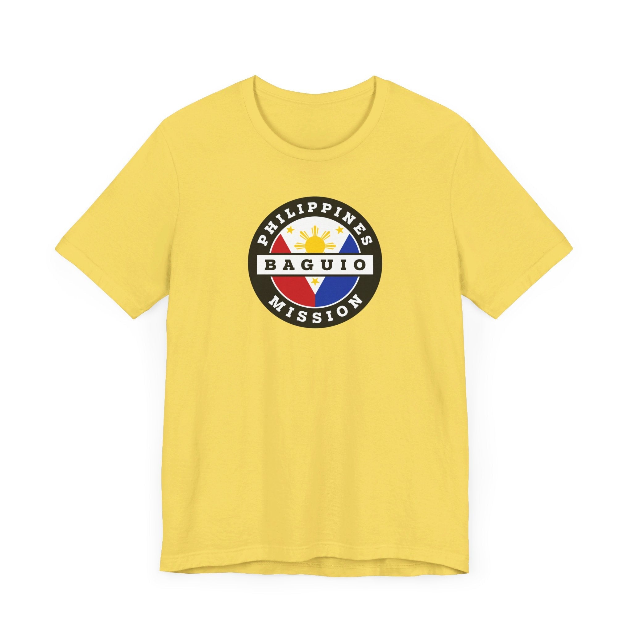 Philippines Baguio Mission Circular Flag T-shirt - Latter-Day Saint LDS Missionary Gift - Book of Mormon