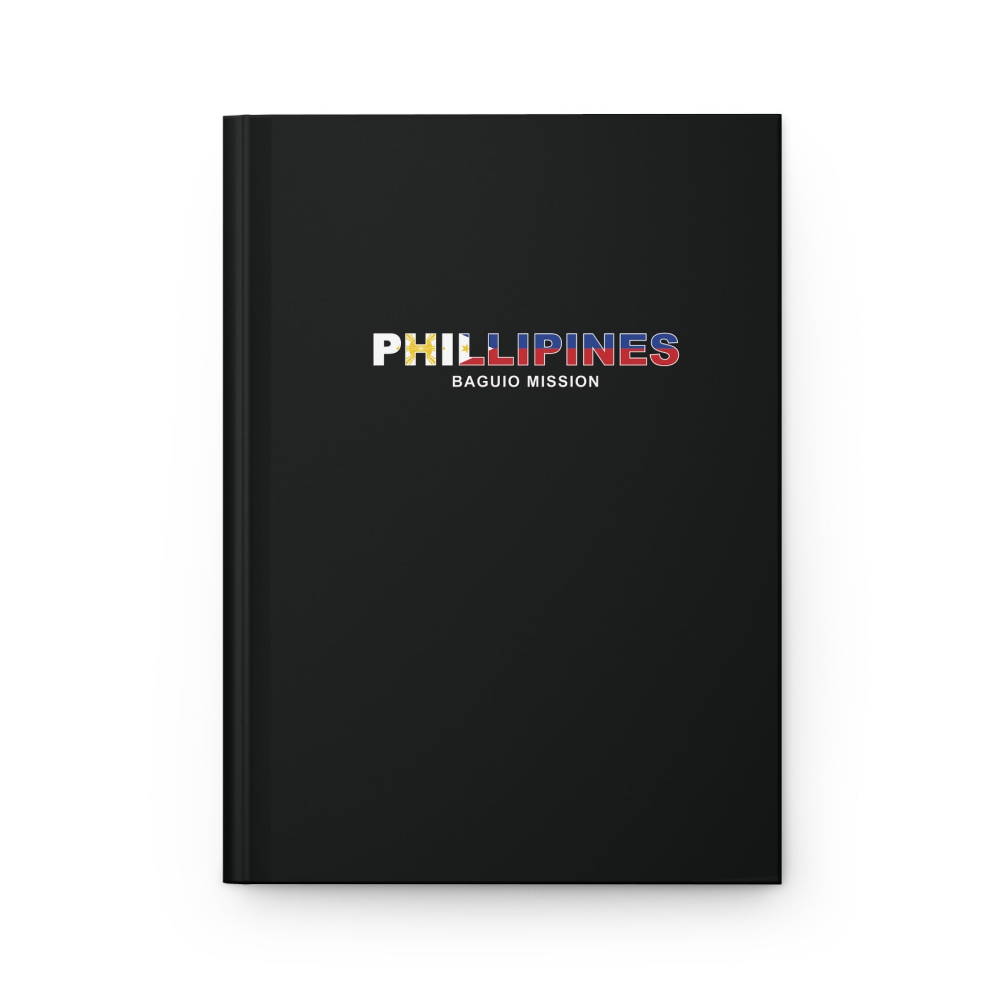 Philippines Baguio Mission Flag Title Hardcover Journal Matte - Latter-Day Saint LDS Missionary Gift - Book of Mormon