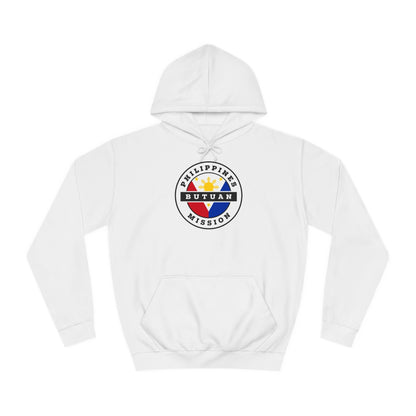 Philippines Butuan Mission Flag Logo (White Border) College Hoodie - Latter-Day Saint LDS Missionary Gift - Book of Mormon