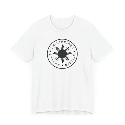 Philippines Butuan Mission Monochrome Circle Logo T-Shirt - Latter-Day Saint LDS Missionary Gift - Book of Mormon