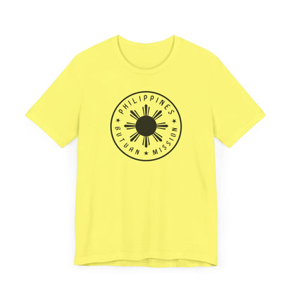 Philippines Butuan Mission Monochrome Circle Logo T-Shirt - Latter-Day Saint LDS Missionary Gift - Book of Mormon