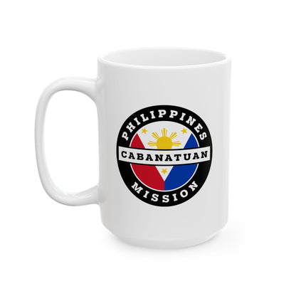 Philippines Cabanatuan Mission Circular Flag White Ceramic Mug - Latter-Day Saint LDS Missionary Gift - Book of Mormon