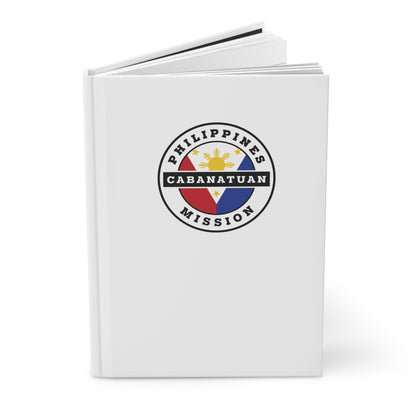 Philippines Cabanatuan Mission Logo Design White Hardcover Journal Matte - Latter-Day Saint LDS Missionary Gift - Book of Mormon