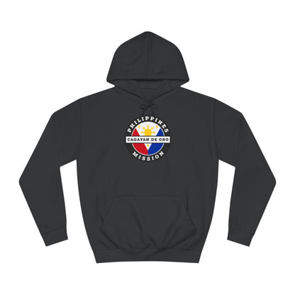 Philippines Cagayan De Oro Mission Flag Logo (Black Border) College Hoodie