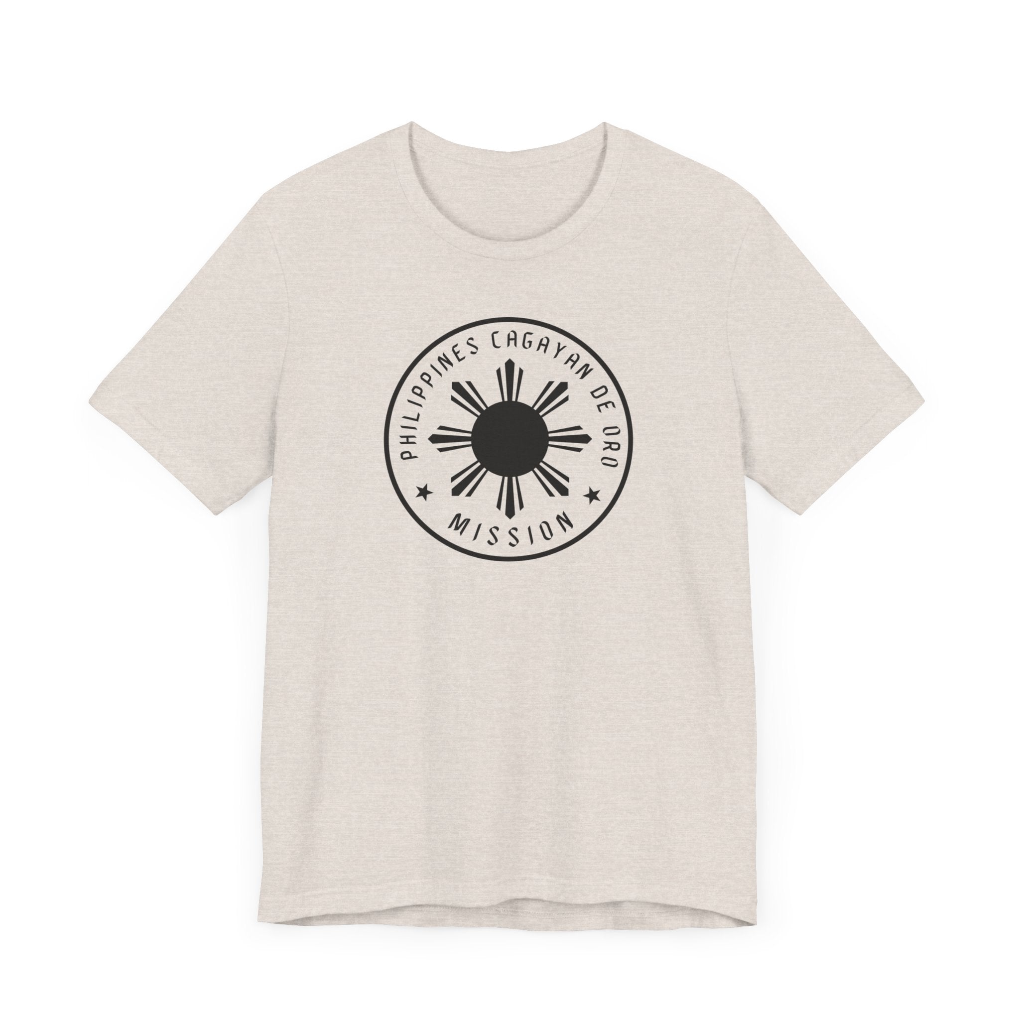 Philippines Cagayan De Oro Mission Monochrome Circle Logo T-Shirt - Latter-Day Saint LDS Missionary Gift - Book of Mormon