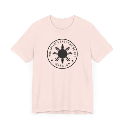 Philippines Cagayan De Oro Mission Monochrome Circle Logo T-Shirt - Latter-Day Saint LDS Missionary Gift - Book of Mormon