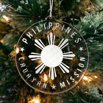 Philippines Cauayan Mission Christmas Ornament - Latter-Day Saint LDS Missionary Gift - Book of Mormon