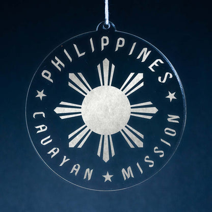 Philippines Cauayan Mission Christmas Ornament - Latter-Day Saint LDS Missionary Gift - Book of Mormon