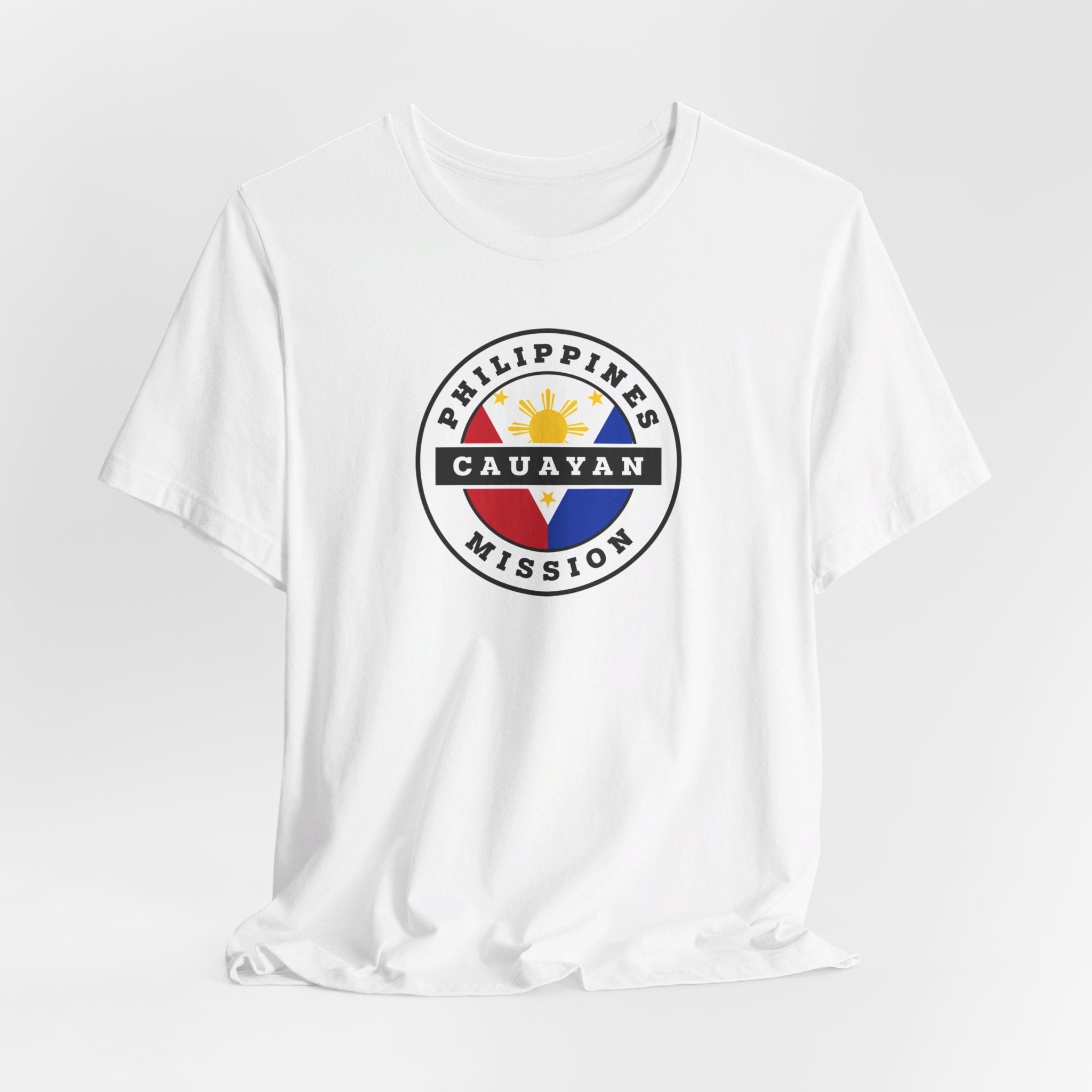 Philippines Cauayan Mission Circular Flag T-shirt - Latter-Day Saint LDS Missionary Gift - Book of Mormon