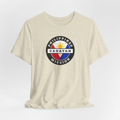 Philippines Cauayan Mission Circular Flag T-shirt - Latter-Day Saint LDS Missionary Gift - Book of Mormon