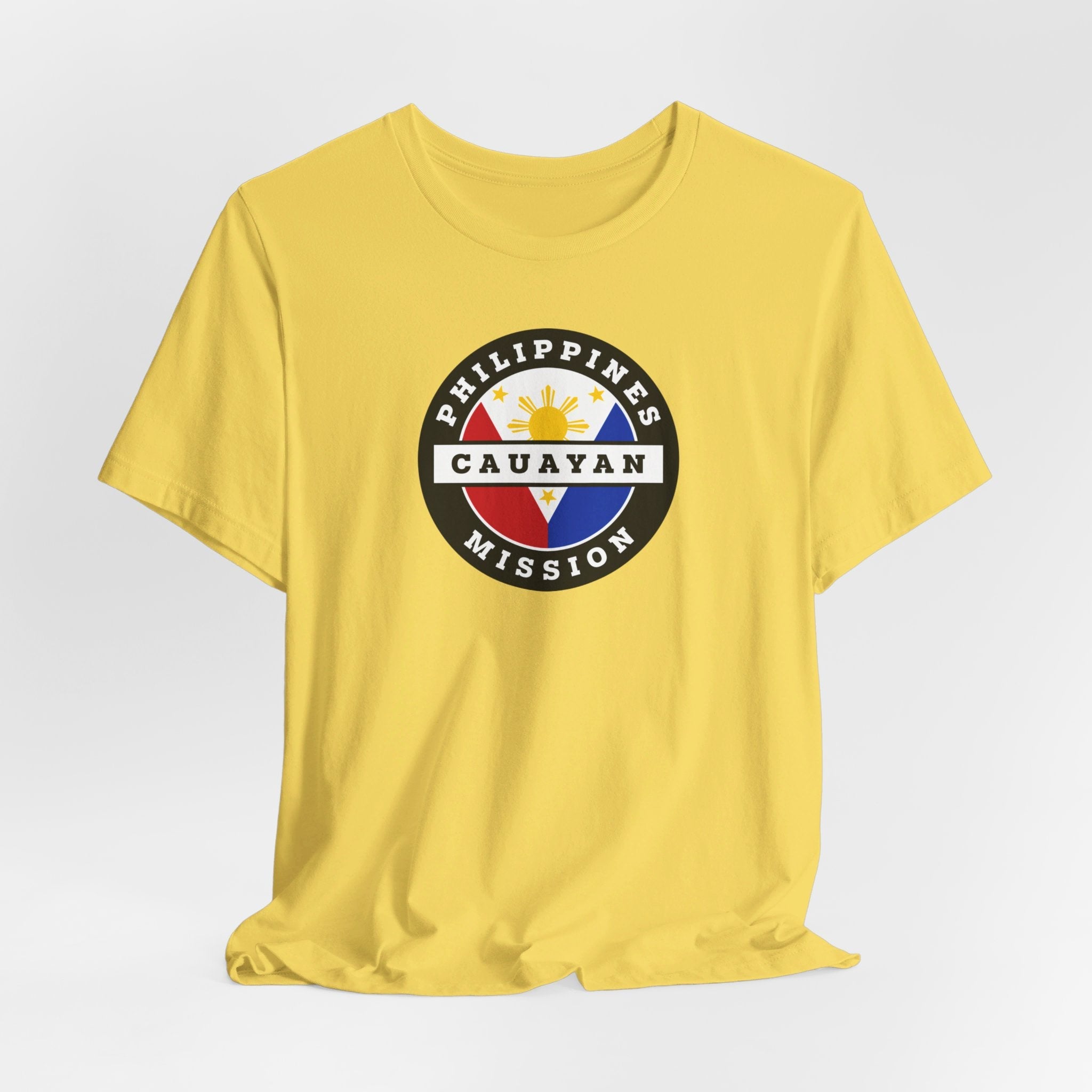 Philippines Cauayan Mission Circular Flag T-shirt - Latter-Day Saint LDS Missionary Gift - Book of Mormon