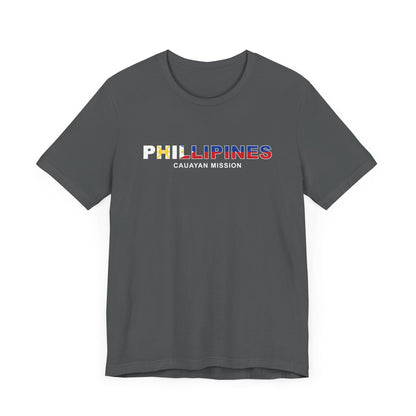 Philippines Cauayan Mission Flag Title T-shirt - Latter-Day Saint LDS Missionary Gift - Book of Mormon