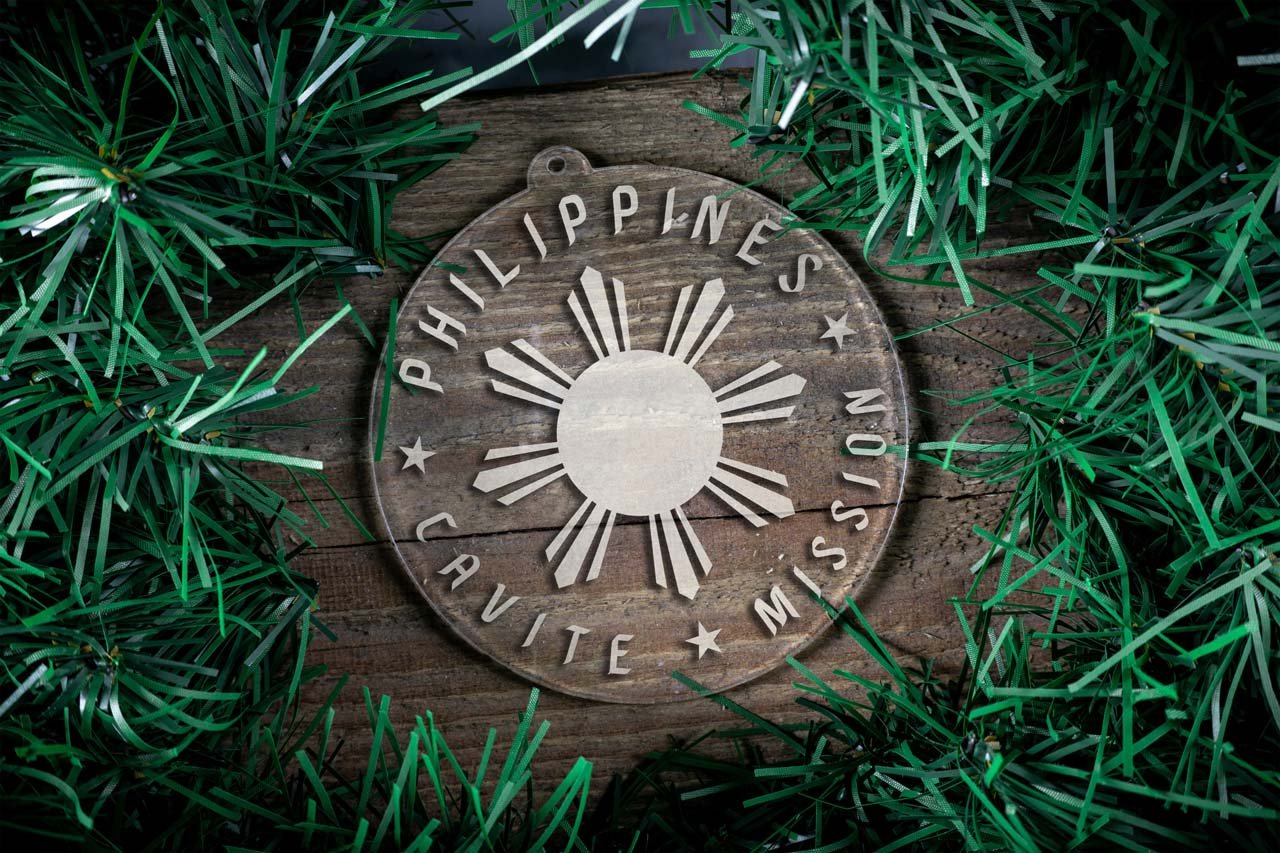 Philippines Cavite Mission Christmas Ornament - Latter-Day Saint LDS Missionary Gift - Book of Mormon