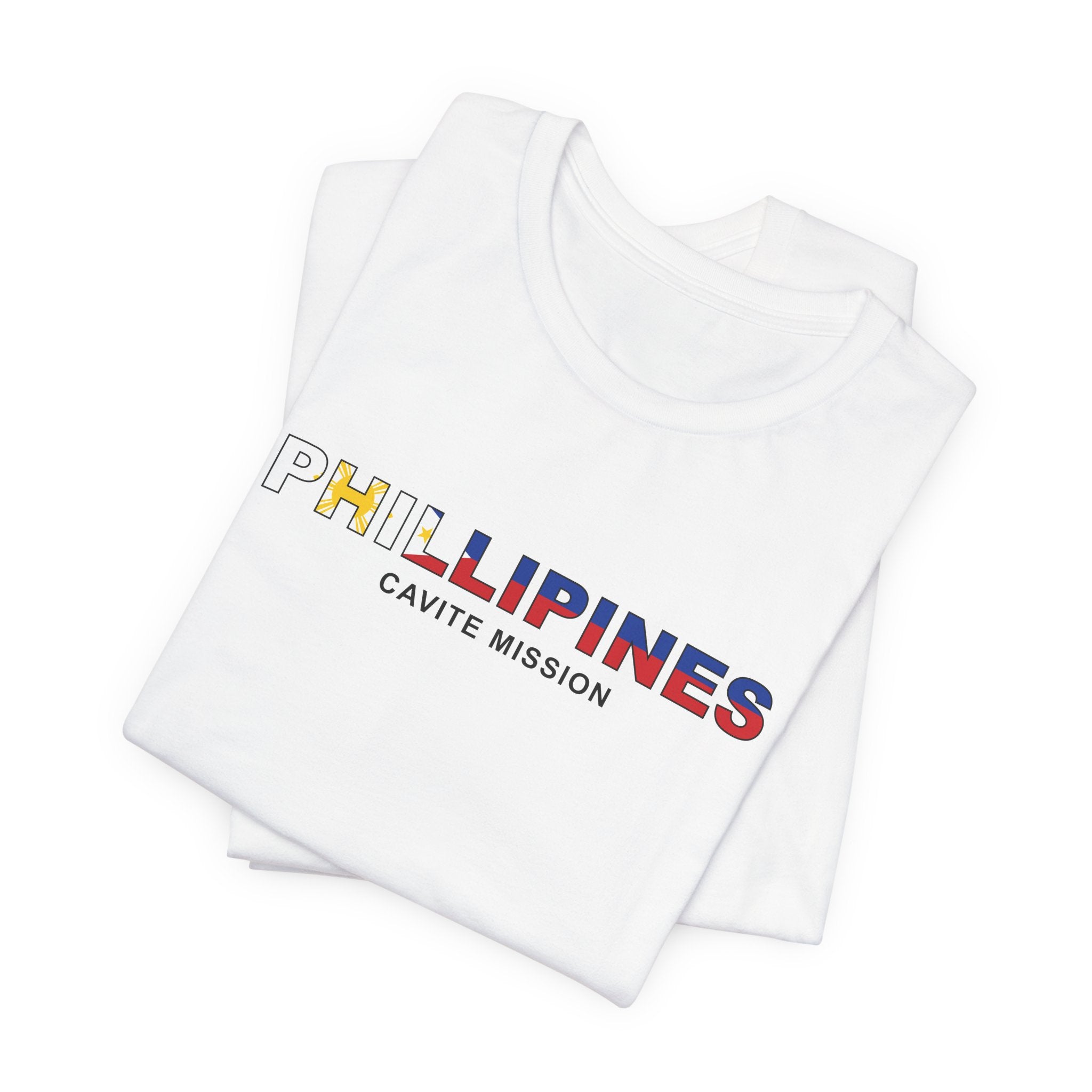 Philippines Cavite Mission Flag Title T-shirt - Latter-Day Saint LDS Missionary Gift - Book of Mormon