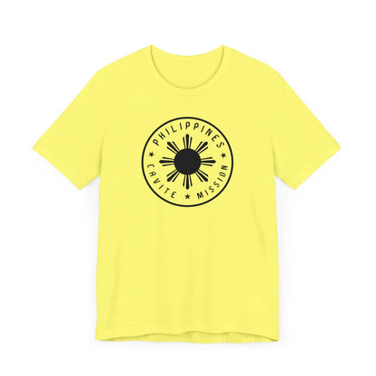 Philippines Cavite Mission Monochrome Circle Logo T-Shirt - Latter-Day Saint LDS Missionary Gift - Book of Mormon