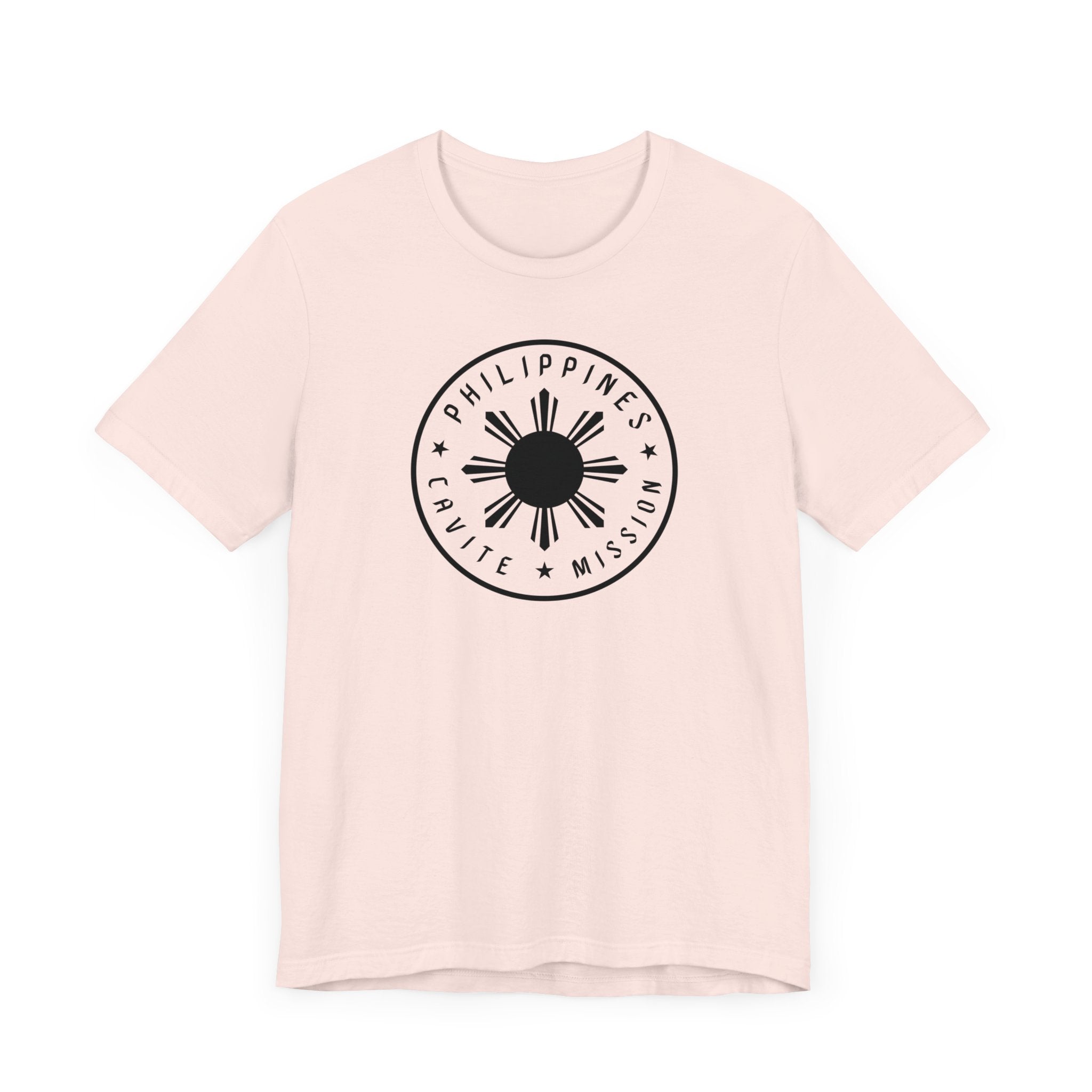 Philippines Cavite Mission Monochrome Circle Logo T-Shirt - Latter-Day Saint LDS Missionary Gift - Book of Mormon