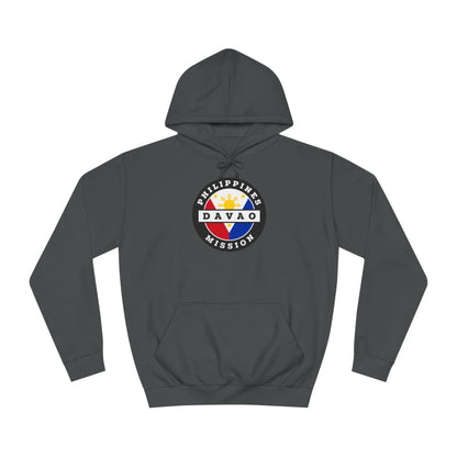 Philippines Davao Mission Flag Logo (Black Border) College Hoodie - Latter-Day Saint LDS Missionary Gift - Book of Mormon